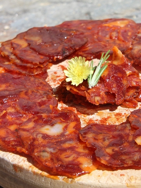 Sobres Chorizo Ibérico de Bellota.